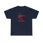 Scorpio Zodiac Sign Unisex Heavy Cotton Tee