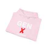 GEN X - CLASSIC UNBOTHERED UNDERRATED UNISEX HOODIE | Retro Generation X Design