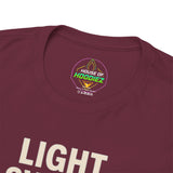 LIGHT SWEAT HEAVY INTENTION Unisex Workout T-Shirt