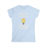 BUILD THE THOUGHT THEN BUILD THE BODY Woman's Workout T-Shirt