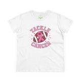 Tackle Cancer Tee, Women's T-Shirt, Breast Cancer Awareness Shirt, Gift for Her, Supportive Cotton Tee