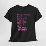 ELEVATE BLACK WOMEN Unisex Heavy Cotton Tee (PINK)