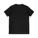 MsEventful Chest Logo Unisex Jersey Short Sleeve V-Neck Tee