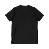 MsEventful Chest Logo Unisex Jersey Short Sleeve V-Neck Tee