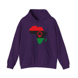 RED BLACK GREEN AFRICA ANKH Unisex Hoodie