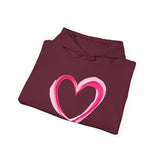 Pink Heart Unisex Heavy Blend™ Hoodie