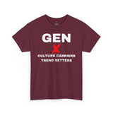 GEN X CULTURE CARRIERS TREND SETTERS - Unisex Cotton Tee,