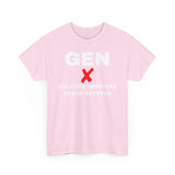 GEN X CULTURE CARRIERS TREND SETTERS - UNISEX COTTON TEE