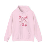 Pink Power Color Hoodie, Unisex Hoodie, Breast Cancer Awareness Sweatshirt, Inspirational Gift, Comfort Wear