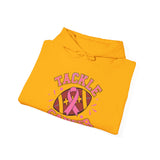 Tackle Cancer Awareness Hoodie, Unisex Heavy Blend Sweatshirt, Gift for Fundraiser, Support for Cancer Awareness, Comfort and Style