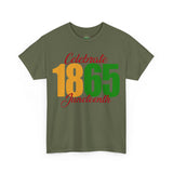 Celebrate Juneteenth 1865 - Unisex Heavy Cotton Tee