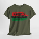 Juneteenth Celebration Tee - Celebrate Freedom Unisex Heavy Cotton T-Shirt