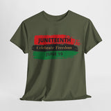 Juneteenth Celebration Tee - Celebrate Freedom Unisex Heavy Cotton T-Shirt
