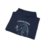 Capricorn Goddess ZodiacHoodie – Pastel Ocean Graphic Pullover