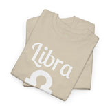 LIBRA Zodiac Sign Unisex Heavy Cotton Tee