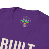 BUILT IN SILENCE SHOWN IN STRENGTH Unisex Gym T-Shirt