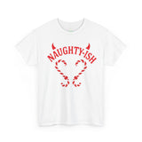 Naughty-ish Candy Cane Heart Unisex Tee