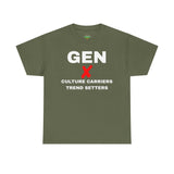 GEN X CULTURE CARRIERS TREND SETTERS - UNISEX COTTON TEE