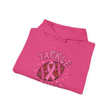 Tackle Cancer Awareness Hoodie, Unisex Heavy Blend Sweatshirt, Gift for Fundraiser, Support for Cancer Awareness, Comfort and Style