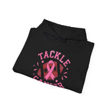 Tackle Cancer Awareness Hoodie, Unisex Heavy Blend Sweatshirt, Gift for Fundraiser, Support for Cancer Awareness, Comfort and Style
