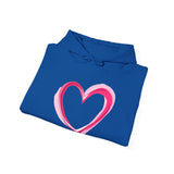 Pink Heart Unisex Heavy Blend™ Hoodie