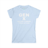 Gen X CULTURE CARRIERS TREND SETTERS Women's  Softstyle Tee