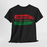 Juneteenth Celebration Tee - Celebrate Freedom Unisex Heavy Cotton T-Shirt