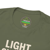 LIGHT SWEAT HEAVY INTENTION Unisex Workout T-Shirt