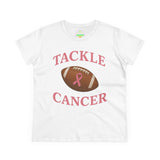 Tackle Cancer Tee, Women's T-Shirt, Breast Cancer Awareness Shirt