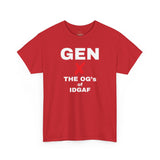 GEN X - The OG’s of IDGAF Unisex Heavy Cotton Tee