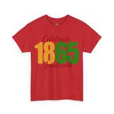 Celebrate Juneteenth 1865 - Unisex Heavy Cotton Tee
