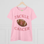 Tackle Cancer Tee, Women's T-Shirt, Breast Cancer Awareness Shirt