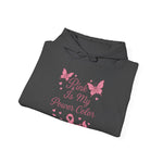 Pink Power Color Hoodie, Unisex Hoodie, Breast Cancer Awareness Sweatshirt, Inspirational Gift, Comfort Wear