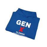 GEN X - CLASSIC UNBOTHERED UNDERRATED UNISEX HOODIE | Retro Generation X Design