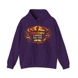 "HISTORY LIVES IN US" UNISEX HOODIE