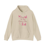 Pink Power Color Hoodie, Unisex Hoodie, Breast Cancer Awareness Sweatshirt, Inspirational Gift, Comfort Wear