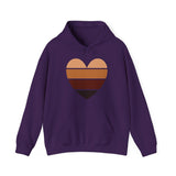 Melanin Heart Unisex Heavy Blend™ Hoodie