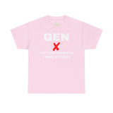 GEN X CULTURE CARRIERS TREND SETTERS - UNISEX COTTON TEE