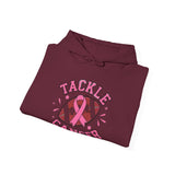 Tackle Cancer Awareness Hoodie, Unisex Heavy Blend Sweatshirt, Gift for Fundraiser, Support for Cancer Awareness, Comfort and Style