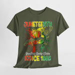 Juneteenth Celebration Tee - Breaking Every Chain Tee Heavy Cotton Unisex Shirt