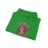 Tackle Cancer Awareness Hoodie, Unisex Heavy Blend Sweatshirt, Gift for Fundraiser, Support for Cancer Awareness, Comfort and Style