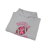Tackle Cancer Awareness Hoodie, Unisex Heavy Blend Sweatshirt, Gift for Fundraiser, Support for Cancer Awareness, Comfort and Style
