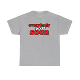 Everybody Loves Soca Tee, Unisex Heavy Cotton T-Shirt, Reggae Music Shirt, Carribean Wear, Soca Music Festival Apparel, Casual Summer Tee