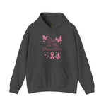 Pink Power Color Hoodie, Unisex Hoodie, Breast Cancer Awareness Sweatshirt, Inspirational Gift, Comfort Wear