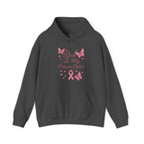 Pink Power Color Hoodie, Unisex Hoodie, Breast Cancer Awareness Sweatshirt, Inspirational Gift, Comfort Wear