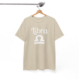 LIBRA Zodiac Sign Unisex Heavy Cotton Tee