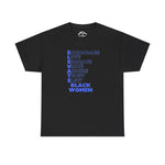 ELEVATE BLACK WOMEN Unisex Heavy Cotton Tee (BLUE)