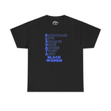 ELEVATE BLACK WOMEN Unisex Heavy Cotton Tee (BLUE)