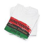 Juneteenth Celebration Tee - Celebrate Freedom Unisex Heavy Cotton T-Shirt