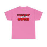 Everybody Loves Soca Tee, Unisex Heavy Cotton T-Shirt, Reggae Music Shirt, Carribean Wear, Soca Music Festival Apparel, Casual Summer Tee
